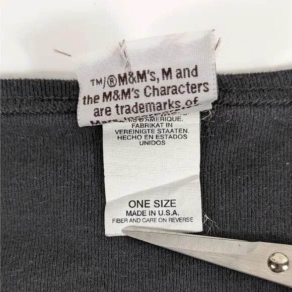 Official M&Ms World Womens One Size Long Sleeve Scoop Neck Shirt Mae West Green - Picture 8 of 13